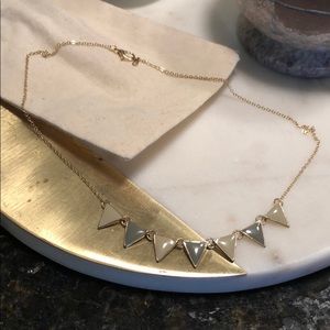 Triangle detail necklace